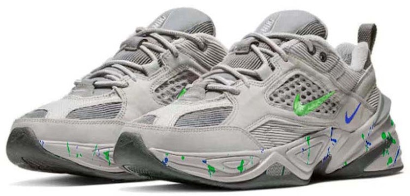 【定制鞋款】耐克 M2K Tekno SP '烟灰色斑点' BV0074-001(Team56-登山泼墨) Lookbook 【定制鞋款】耐克 M2K Tekno SP '烟灰色斑点' BV0074-001(Team56-登山泼墨)