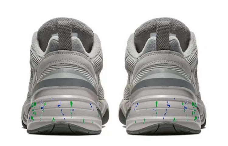 Shop [Kasut Custom] Nike M2K Tekno SP 'Speckled Smoke Grey' - Kelabu Berasap Spek條 BV0074-001(Team56-登山泼墨)