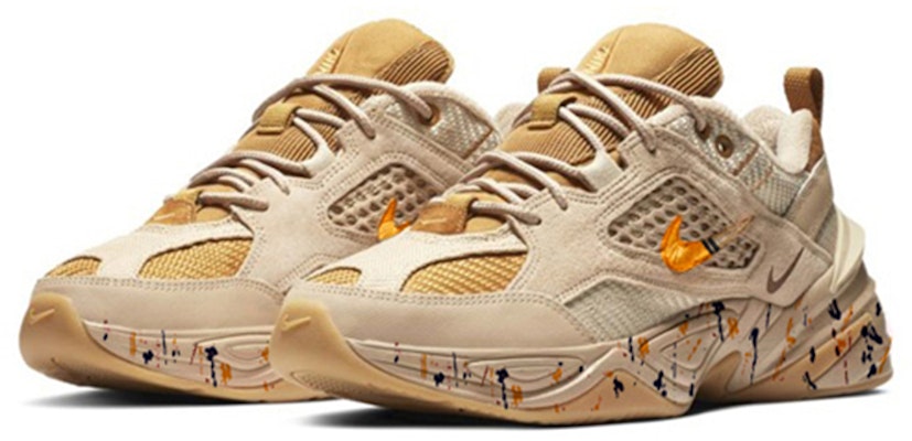 【カスタムシューズ】ナイキM2KテクノSP 'イエローブラウングラフィティ' BV0074-200(Team56-潮流泼墨) Shop 【カスタムシューズ】ナイキM2KテクノSP 'イエローブラウングラフィティ' BV0074-200(Team56-潮流泼墨)