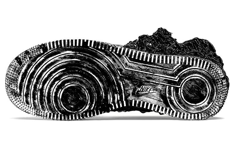 Purchase [Kasut Custom] Nike Marvel x Air Force 1 Low 'Venom vs Spider-Cthulhu Hitam Merah' CW2288-111(TeamY-男款毒液蜘蛛侠黑红)