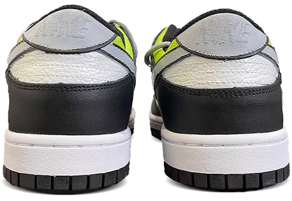 【定製球鞋】 NBA x Nike Dunk Low 來自外星球 飛碟 外星人 解構風 手繪塗鴉 低幫 板鞋 GS 灰黑綠 Purchase 【定製球鞋】 NBA x Nike Dunk Low 來自外星球 飛碟 外星人 解構風 手繪塗鴉 低幫 板鞋 GS 灰黑綠