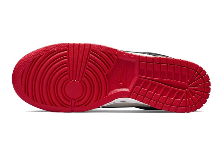 Details for 나이키 NBA x 덩크 로우 '블랙 화이트 레드' (커스텀) DO6288-100(Teamfour-女款骷髅情人节)