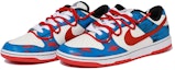 Lookbook 【定制球鞋】NBA x Nike Dunk Low 藍紅擦擦樂 復古解構 低幫 板鞋 GS 藍紅黑