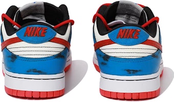 【定制球鞋】NBA x Nike Dunk Low 藍紅擦擦樂 復古解構 低幫 板鞋 GS 藍紅黑 Shop 【定制球鞋】NBA x Nike Dunk Low 藍紅擦擦樂 復古解構 低幫 板鞋 GS 藍紅黑