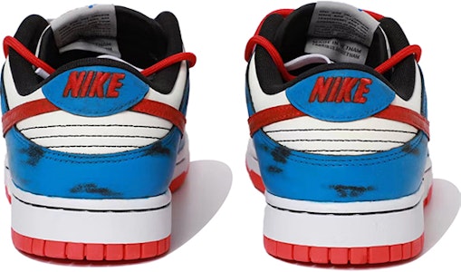 【定制球鞋】NBA x Nike Dunk Low 藍紅擦擦樂 復古解構 低幫 板鞋 GS 藍紅黑 Shop 【定制球鞋】NBA x Nike Dunk Low 藍紅擦擦樂 復古解構 低幫 板鞋 GS 藍紅黑