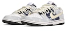 Lookbook 【定製球鞋】 NBA x Nike Dunk Low 牛仔貼布 解構風 腰果花 低幫 板鞋 男款 灰白藍
