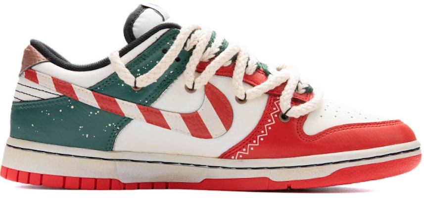 【カスタムシューズ】ナイキNBA×ダンクロー 'シカゴブルズ クリスマス スプラッタ緑白赤' DD3363-100(Team18-圣诞绿白红双鞋带) Order 【カスタムシューズ】ナイキNBA×ダンクロー 'シカゴブルズ クリスマス スプラッタ緑白赤' DD3363-100(Team18-圣诞绿白红双鞋带)