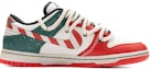 Order 【カスタムシューズ】ナイキNBA×ダンクロー 'シカゴブルズ クリスマス スプラッタ緑白赤' DD3363-100(Team18-圣诞绿白红双鞋带)