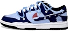 Buy 나이키 NBA 덩크 로우 '크리스마스 눈송이 해체 블루블랙' (커스텀) DC9560-001(Team拾玖-圣诞雪花女S-BOX)