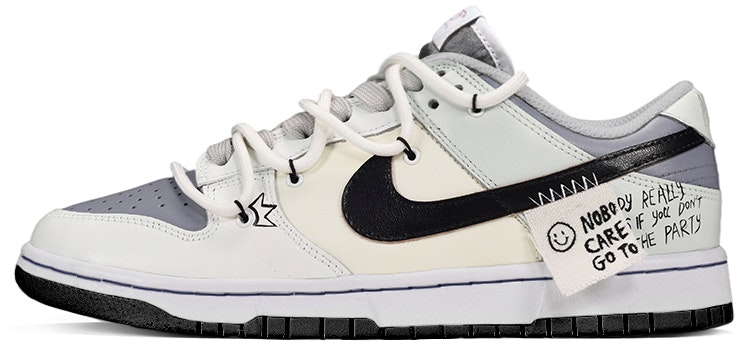 custom-shoes-nike-nba-x-dunk-low-deconstructed-smiley-canvas-grey-white