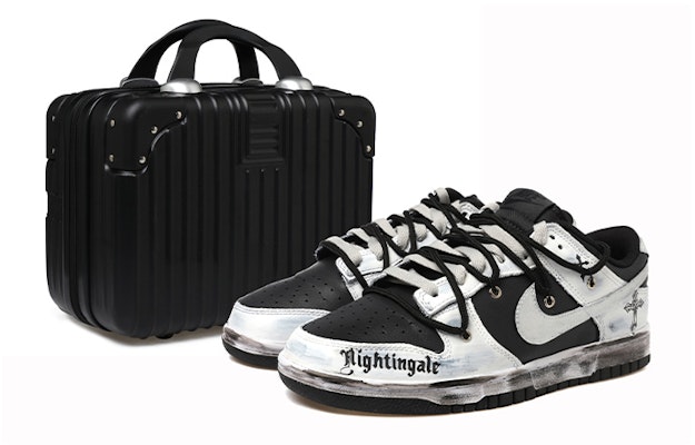 Zapatillas Nike NBA x Dunk Low 'Deconstruido Graffiti Cross Vibe' DC9560-001(Team拾玖-黑白银做旧女S-BOX) Buy Zapatillas Nike NBA x Dunk Low 'Deconstruido Graffiti Cross Vibe' DC9560-001(Team拾玖-黑白银做旧女S-BOX)