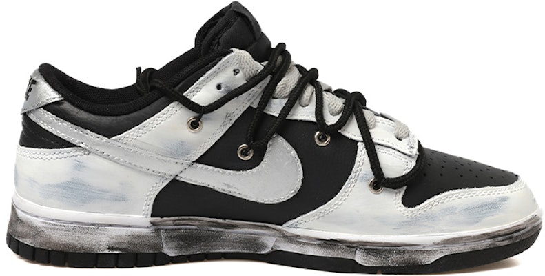 Zapatillas Nike NBA x Dunk Low 'Deconstruido Graffiti Cross Vibe' DC9560-001(Team拾玖-黑白银做旧女S-BOX) Lookbook Zapatillas Nike NBA x Dunk Low 'Deconstruido Graffiti Cross Vibe' DC9560-001(Team拾玖-黑白银做旧女S-BOX)