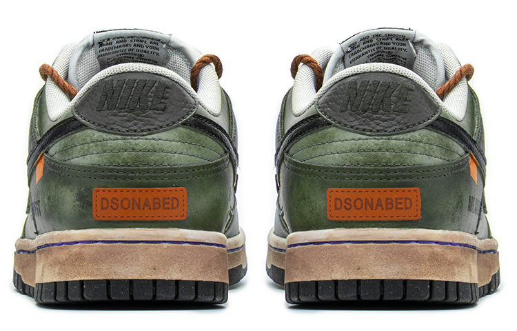 Purchase [定制鞋款] Nike NBA x Dunk Low '解构蕾丝军绿色' DD3363-002(TeamA-男款潮男军绿S-BOX)