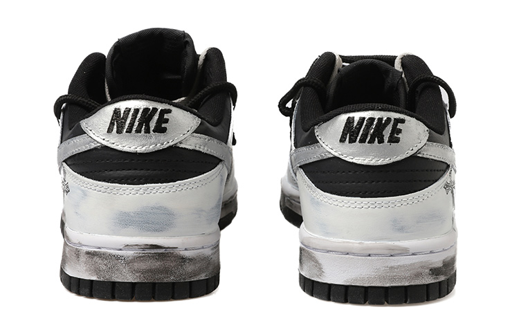 Purchase Zapatillas Nike NBA x Dunk Low 'Deconstruido Graffiti Cross Vibe' DC9560-001(Team拾玖-黑白银做旧女S-BOX)
