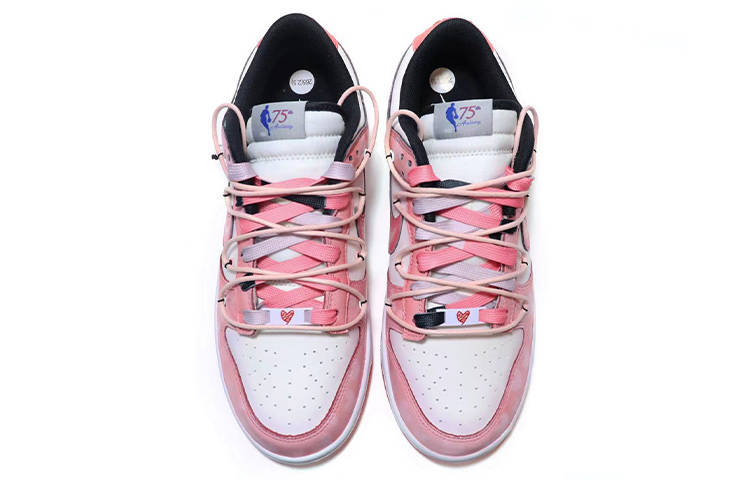 Shop [Sepatu Custom] Nike NBA x Dunk Low 'Electrocardiogram Chicago' DD3363-100(Team25-心电图520解构)