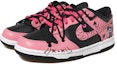 Lookbook 【定制球鞋】 NBA x Nike Dunk Low 雙X 邪惡圖 粉心 網勾 解構鞋帶 做舊Vibe風 低幫 板鞋 GS 粉黑