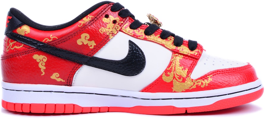 【訂製球鞋】NBA x Nike Dunk Low 共赴白頭 復古 低幫 板鞋 GS 金紅 Order 【訂製球鞋】NBA x Nike Dunk Low 共赴白頭 復古 低幫 板鞋 GS 金紅