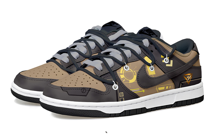 Lookbook [カスタムシューズ] ナイキNBA x ダンクロー『メカウォリアー - メタバース』 DC9560-001(Team拾玖-黑棕机甲女S-BOX)