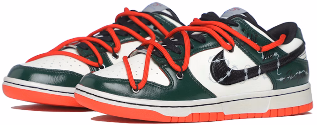 나이키 NBA x 덩크 로우 '미드나잇 그린 쏜' (커스텀) DD3363-100(Team20-男款荆棘之刺) Lookbook 나이키 NBA x 덩크 로우 '미드나잇 그린 쏜' (커스텀) DD3363-100(Team20-男款荆棘之刺)
