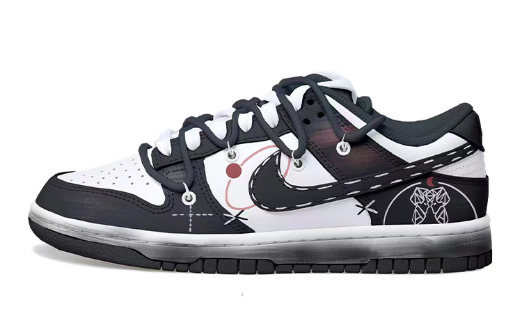 Buy [定制鞋款] 耐克NBA x Dunk Low '熊猫双子星' DC9560-001(Team拾玖-黑白双子座女S-BOX)