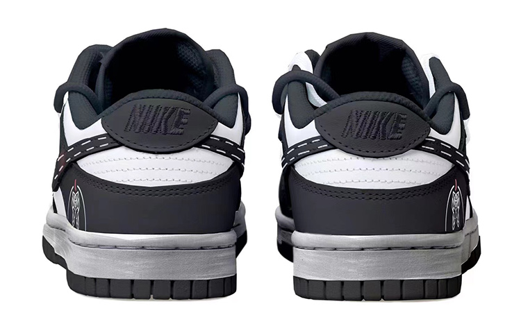 Purchase [定制鞋款] 耐克NBA x Dunk Low '熊猫双子星' DC9560-001(Team拾玖-黑白双子座女S-BOX)