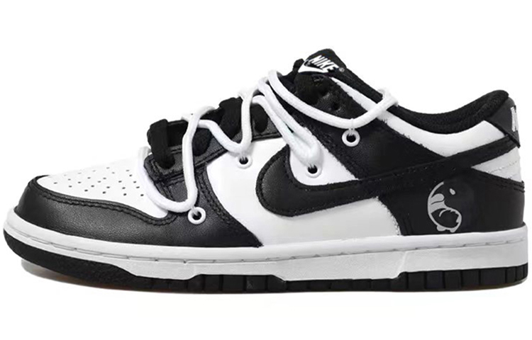 Buy Nike Dunk Low Panda Tai Chi Personalizadas DC9560-001(Team拾玖-女款太极S-BOX)