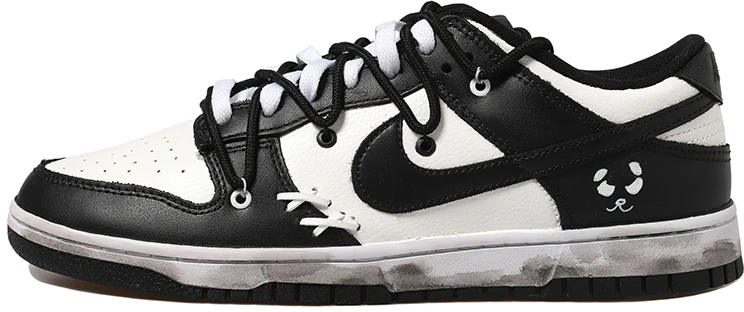 custom-shoes-nike-nba-x-dunk-low-panda-vintage-vibe