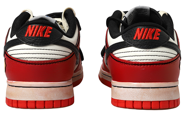 Purchase 【定制球鞋】 NBA x Nike Dunk Low 星星 做舊Vibe風 二次元 解構鞋帶 低幫 板鞋 男款 紅白黑
