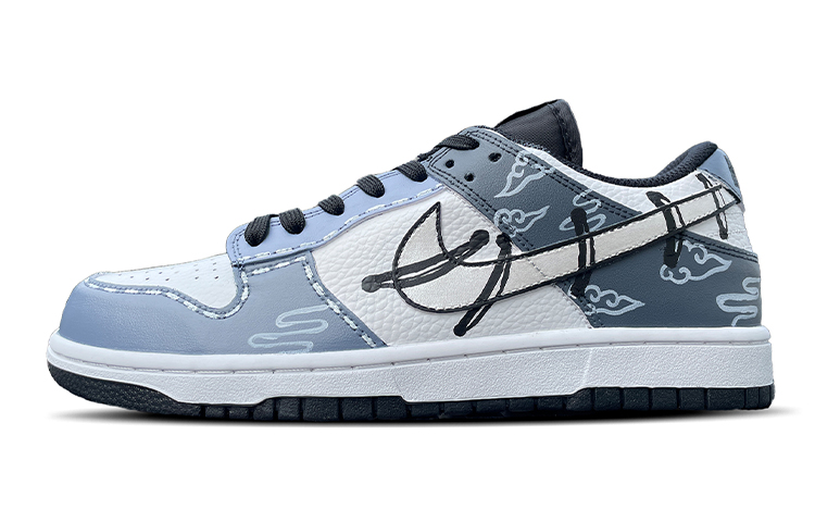 sb dunk low x clean silver