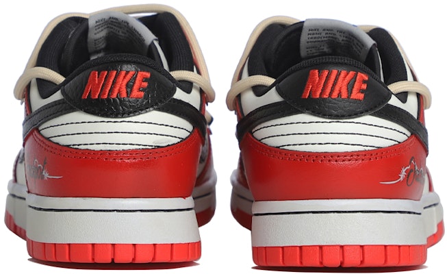 【定制球鞋】 NBA x Nike Dunk Low 荊棘之刺S 高街 字母 解構 做舊 情侶 低幫 板鞋 男款 黑紅 Shop 【定制球鞋】 NBA x Nike Dunk Low 荊棘之刺S 高街 字母 解構 做舊 情侶 低幫 板鞋 男款 黑紅