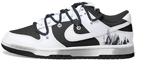 나이키 NBA 덩크 로우 '빈티지 팬다' (커스텀) DC9560-001(Team拾玖-黑白杉树女S-BOX) Order 나이키 NBA 덩크 로우 '빈티지 팬다' (커스텀) DC9560-001(Team拾玖-黑白杉树女S-BOX)