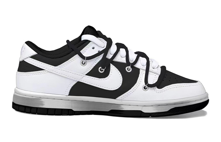 Lookbook 【定制球鞋】 NBA x Nike Dunk Low OKHR 熊貓 做舊Vibe風 杉樹 聖誕節 復古 解構風 低幫 板鞋 GS 白黑