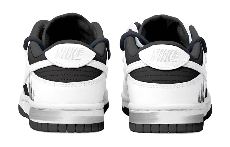 Details for 【定制球鞋】 NBA x Nike Dunk Low OKHR 熊貓 做舊Vibe風 杉樹 聖誕節 復古 解構風 低幫 板鞋 GS 白黑