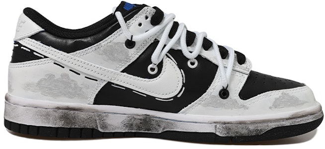 나이키 NBA x 덩크 로우 '흰구름 토끼 그래피티' DC9560-001(Team拾玖-白云做旧女S-BOX) Order 나이키 NBA x 덩크 로우 '흰구름 토끼 그래피티' DC9560-001(Team拾玖-白云做旧女S-BOX)