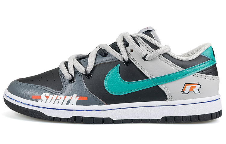 Buy [Kasut Kustom] Nike NBA x Dunk Low EMB 'Hitam Kelabu Biru Hijau' DD3363-002(TeamNine-竞速闪电)