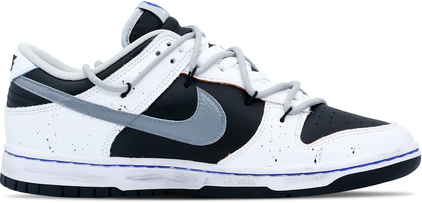 定制鞋 Nike NBA x Dunk Low EMB '黑白熊猫反转' DD3363-002(Team7-男款泼墨字体) Order 定制鞋 Nike NBA x Dunk Low EMB '黑白熊猫反转' DD3363-002(Team7-男款泼墨字体)