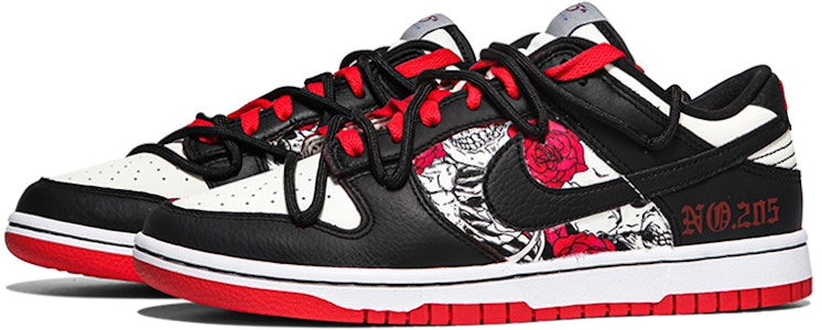Zapatillas Nike NBA x Dunk Low EMB 'Chicago Negro Blanco Rojo' DD3363-100(Teamfour-男款骷髅情人节) Lookbook Zapatillas Nike NBA x Dunk Low EMB 'Chicago Negro Blanco Rojo' DD3363-100(Teamfour-男款骷髅情人节)