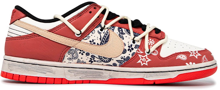【定制鞋】耐克 NBA x Dunk Low EMB '芝加哥腰果花' DD3363-100(TeamM-男款芝加哥腰果花黑红白) Order 【定制鞋】耐克 NBA x Dunk Low EMB '芝加哥腰果花' DD3363-100(TeamM-男款芝加哥腰果花黑红白)