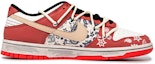 Order 【定制球鞋】 NBA x Nike Dunk Low EMB "Chicago" 復古主題定制 芝加哥腰果花 高街 腰果花 情侶 低幫 板鞋 男款 紅白