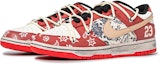 Lookbook 【定制球鞋】 NBA x Nike Dunk Low EMB "Chicago" 復古主題定制 芝加哥腰果花 高街 腰果花 情侶 低幫 板鞋 男款 紅白