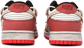 【定制球鞋】 NBA x Nike Dunk Low EMB "Chicago" 復古主題定制 芝加哥腰果花 高街 腰果花 情侶 低幫 板鞋 男款 紅白 Shop 【定制球鞋】 NBA x Nike Dunk Low EMB "Chicago" 復古主題定制 芝加哥腰果花 高街 腰果花 情侶 低幫 板鞋 男款 紅白