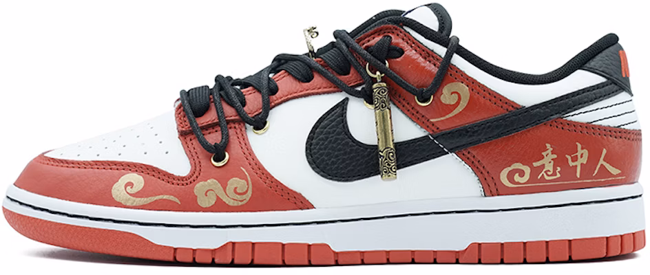 【訂製球鞋】 NBA x Nike Dunk Low EMB "Chicago" 解構 塗鴉 手繪 情侶 情人節 卡通 祥雲 意中人 芝加哥 低幫 板鞋 男款 紅白黑 Buy 【訂製球鞋】 NBA x Nike Dunk Low EMB "Chicago" 解構 塗鴉 手繪 情侶 情人節 卡通 祥雲 意中人 芝加哥 低幫 板鞋 男款 紅白黑