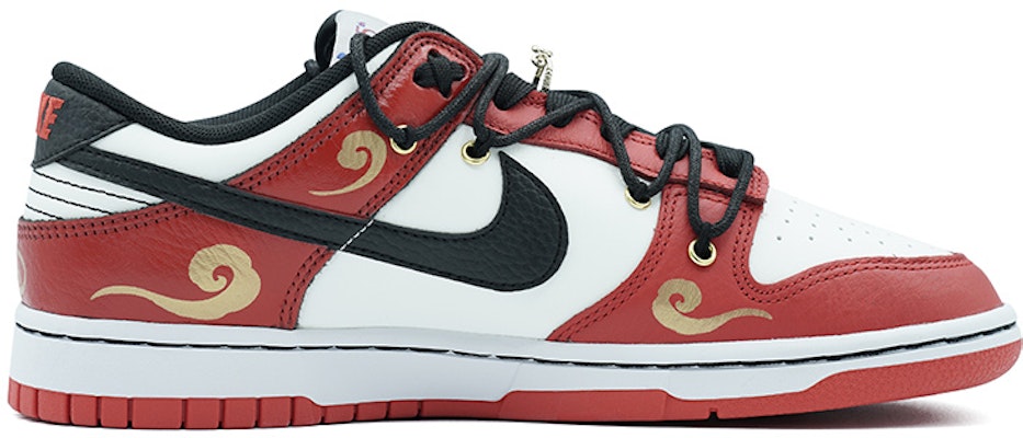【訂製球鞋】 NBA x Nike Dunk Low EMB "Chicago" 解構 塗鴉 手繪 情侶 情人節 卡通 祥雲 意中人 芝加哥 低幫 板鞋 男款 紅白黑 Order 【訂製球鞋】 NBA x Nike Dunk Low EMB "Chicago" 解構 塗鴉 手繪 情侶 情人節 卡通 祥雲 意中人 芝加哥 低幫 板鞋 男款 紅白黑
