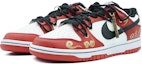 Lookbook 【訂製球鞋】 NBA x Nike Dunk Low EMB "Chicago" 解構 塗鴉 手繪 情侶 情人節 卡通 祥雲 意中人 芝加哥 低幫 板鞋 男款 紅白黑