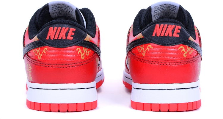 【定制球鞋】NBA x Nike Dunk Low EMB "芝加哥"共赴白头 婚鞋 復古 低筒 運動休閒鞋 男款 金紅 Shop 【定制球鞋】NBA x Nike Dunk Low EMB "芝加哥"共赴白头 婚鞋 復古 低筒 運動休閒鞋 男款 金紅