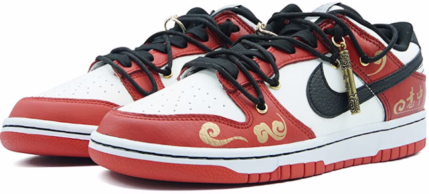 【定製球鞋】 NBA x Nike Dunk Low EMB "芝加哥" 解構 塗鴉 手繪 情侶 情人節 卡通 祥云 意中人 芝加哥 低幫 板鞋 GS 紅白黑 Lookbook 【定製球鞋】 NBA x Nike Dunk Low EMB "芝加哥" 解構 塗鴉 手繪 情侶 情人節 卡通 祥云 意中人 芝加哥 低幫 板鞋 GS 紅白黑