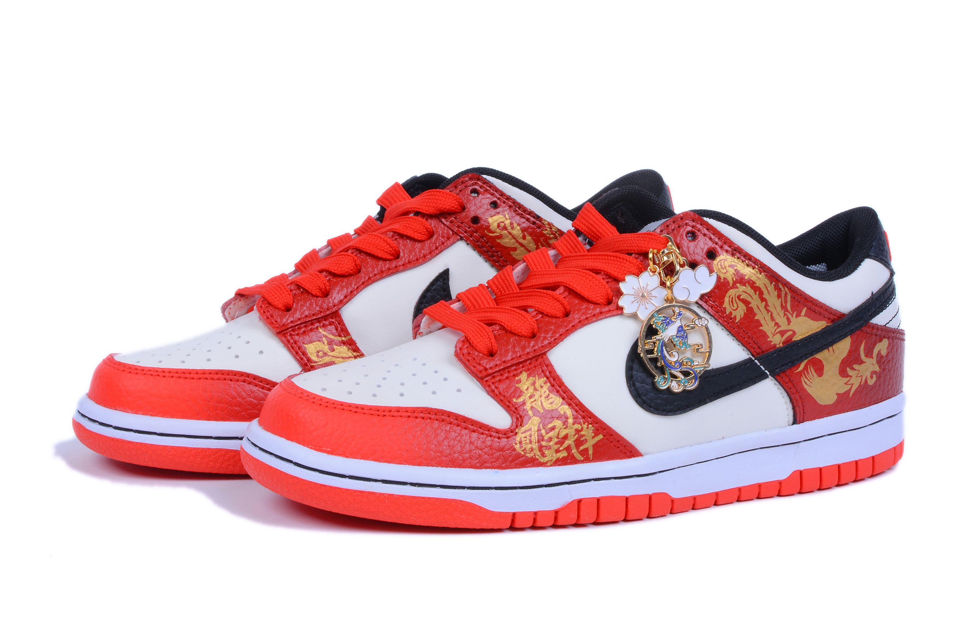 Lookbook 【カスタムシューズ】ナイキNBA x ダンクロー EMB「龍と鳳凰」 DO6288-100(Team42-龙凤呈祥女款S-BOX)