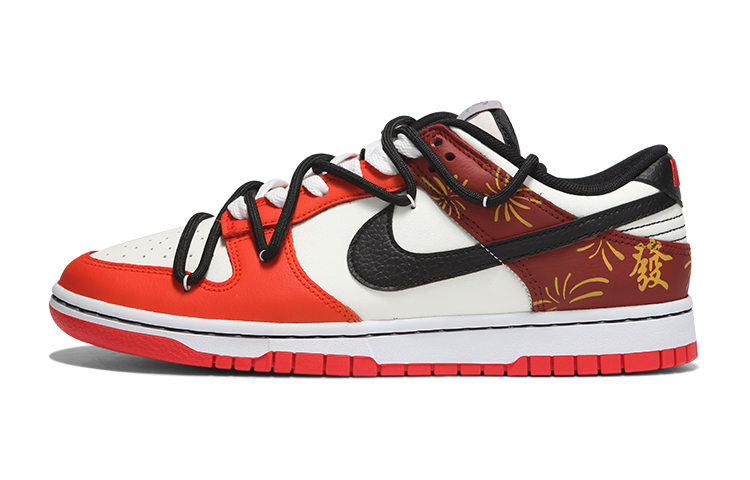 Buy 나이키 NBA 덩크 로우 EMB '폭죽 레드' (커스텀) DO6288-100(Teamfour-女款新年烟花)