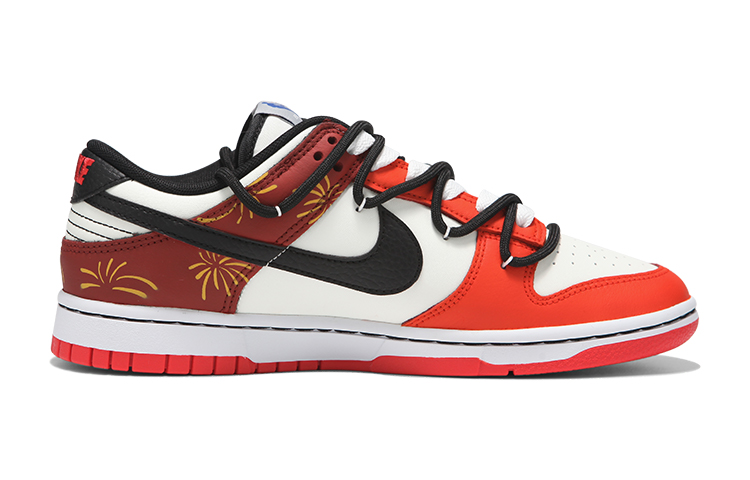 Order 나이키 NBA 덩크 로우 EMB '폭죽 레드' (커스텀) DO6288-100(Teamfour-女款新年烟花)
