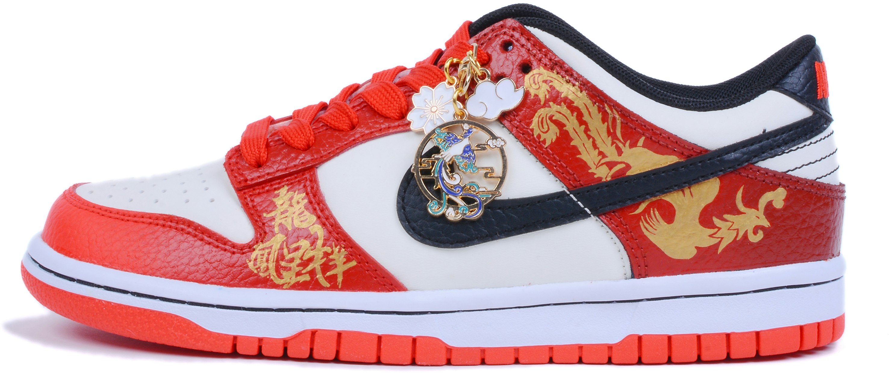 custom-shoes-nike-nba-x-dunk-low-emb-gold-red-chiago